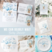 Nous pouvons attendre baby shower merci