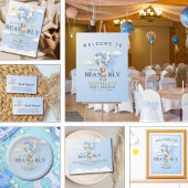 Invitation We can Bearly Wait Cute Bear Baby Shower Boy