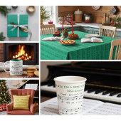 Wij wensen u een vrolijke kerst heldere musical inpakpapier vel