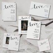 Save The Date Mariage, Chrétien, Simple, Élégant, Typographie,