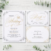 Elegant floury calligraphy bruiloft table number kaart (Personaliseer de collectie van deze zelfstandige maker.)