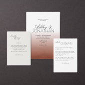 Modern typografisch-centric huwelijk programma (Personaliseer de collectie van deze zelfstandige maker.)