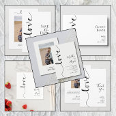 Invitation Mariage, Élégant, Simple, Typographie, Script,