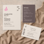 Bandeau De Faire-part Wedding Peacock Botanical | Couture Art (Personnalisez la collection de ce créateur indépendant. )