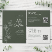 Serviette En Papier Prost ! Vert de mousse Minimal Cocktail pour toute (Personnalisez la collection de ce créateur indépendant.)