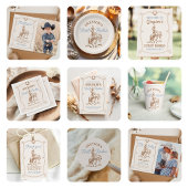 Serviette En Papier Western Cowboy Premier Rodéo 1er Anniversaire