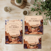 Invitation Western Cowgirl Cowboy First Birthday