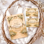 Invitation Western Desert Floral Arch Baby Shower