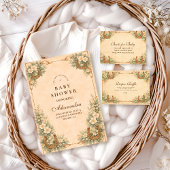 Invitation Western Desert Horseshoe Baby Shower