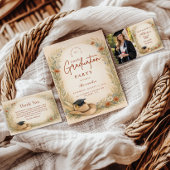 Invitation Western Floral Graduation Party