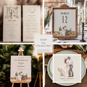 Numéro De Table Mariage de Ranch occidental rustique
