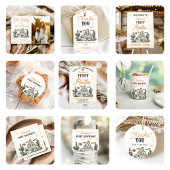 Westerne  woestijn eerste rodeo 1e verjaardag bedankdoosjes