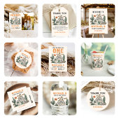 Westerne  woestijnrodeo 1e verjaardag spandoek