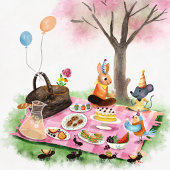 Bannière de fête d'anniversaire avec message perso