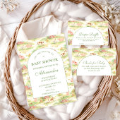 Carte D'accompagnement Whimsical Barnyard Garden Diapper Raffle