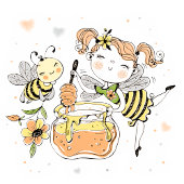 Tablier Cute Honey Bee Apiary Beekeeper Honey Products 