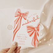 Serviette En Papier Doodle Whimsical Pink Bow Girl 1er anniversaire