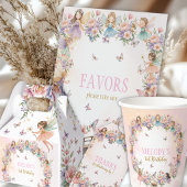 Invitation pour les 3 ans de la fée fleur