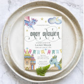 Serviette En Papier Whimsal Fairytale Baby shower Dragon