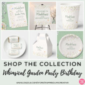 Invitation Jardin floral Whimsical Anniversaire