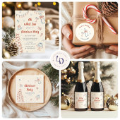 Serviette En Papier Main Whimsical Tirée Oh Quelle Fun Noël