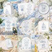 Chic Code QR de réponse de mariage sur la vie mari