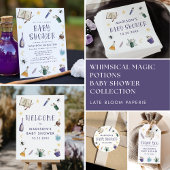 Whimsical Magic Potions Halloween Baby shower Wijn Etiket