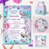Whimsical Mermaid Birthday Party Bedankt Bedankdoosjes