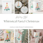 Paillasson Noël Whimssical Pastel Polka Dot