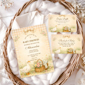 Invitation Whimsical Silly Goose Spring Baby Shower