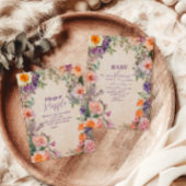 Assiettes En Carton Aquarelle Whimsical Baby shower Floral