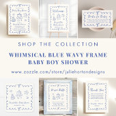 Poster Déchet Raffle Déposer Frame Wavy Frame Baby Boy Do