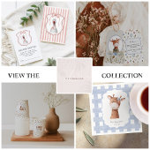 Invitation Wildling Whimsical | Baby shower Animaux vintages