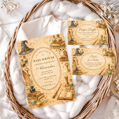 Whimsical Wizard Magic Baby Shower Kaart