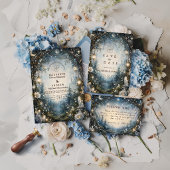 Invitation Mariage Fantastique en Forêt Enchantée