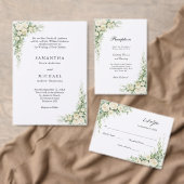 Invitation White Roses Cream Wedding Save The Date QR Code (Personnalisez la collection de ce créateur indépendant. )