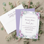 Sticker en Merci Mariage blanc et violet (Personnalisez la collection de ce créateur indépendant. Test)