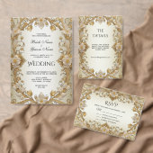 Ballotins Fleurs blanches Ballotin d'or décoratif (Personnalisez la collection de ce créateur indépendant. )