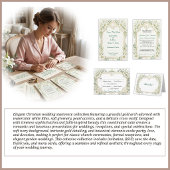 Menu Réception de mariage aux lys blancs