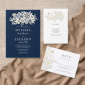 Faire-part de mariage d'image Rose couleur d'aquar (Personnalisez la collection de ce créateur indépendant. )