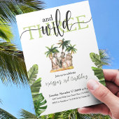 Assiettes En Carton Wild One First 1st Safari Animaux Anniversaire