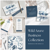 Wild Azure Monogram Tote Bag