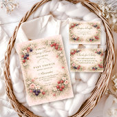 Invitation Wild Berry Garden Baby Shower