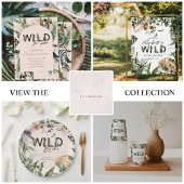 Wilde Bruid | Jungle Bruidsuitstap Papieren Bordje