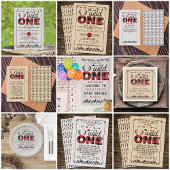 Gobelets En Papier Wild One Boys Rustic Plaid Baby shower de bûcheron