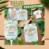 Schattige Pastel Kleur Safari Oerwoud Dier Inpakpapier Vel