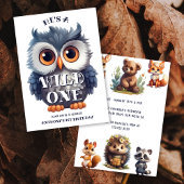 Schattigee Kinder bosdieren Patroon Papieren Bordje