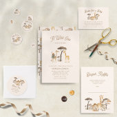 Serviette En Papier Baby shower animalier sauvage