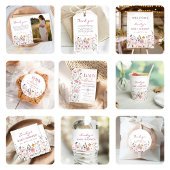 Serviette En Papier Baby shower Fleur sauvage Boho