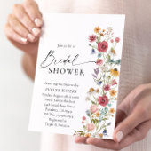 Serviette En Papier Fête de mariage champêtre avec des fleurs sauvages